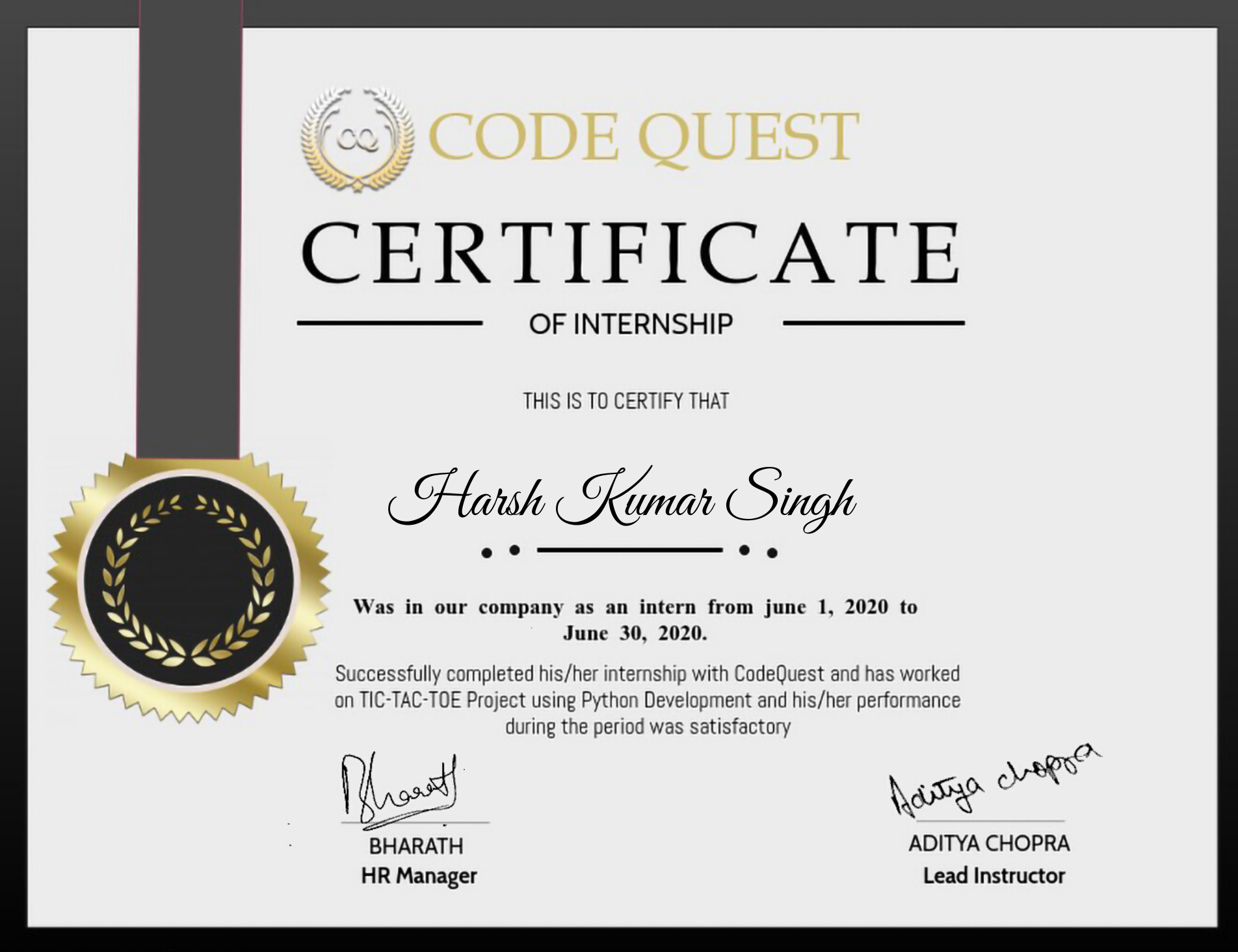 Harsh Singh